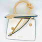 Put a ring on it- White Handbag
